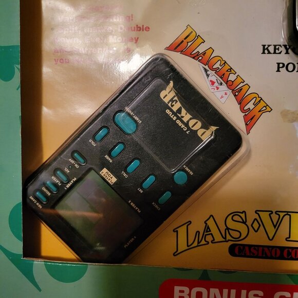 Las Vegas Casino Micro Games Gift Pack Handheld Games Poker Craps Blackjack Slot - Picture 7 of 12